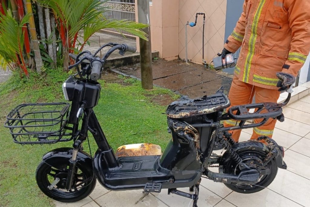 Quick-Thinking Miri Resident Saves Home from Electric Scooter Fire