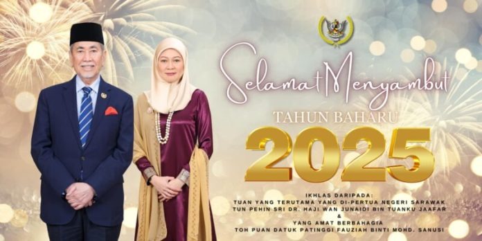 Sarawak Governor’s New Year 2025 Wishes A Year of Unity and Blessings