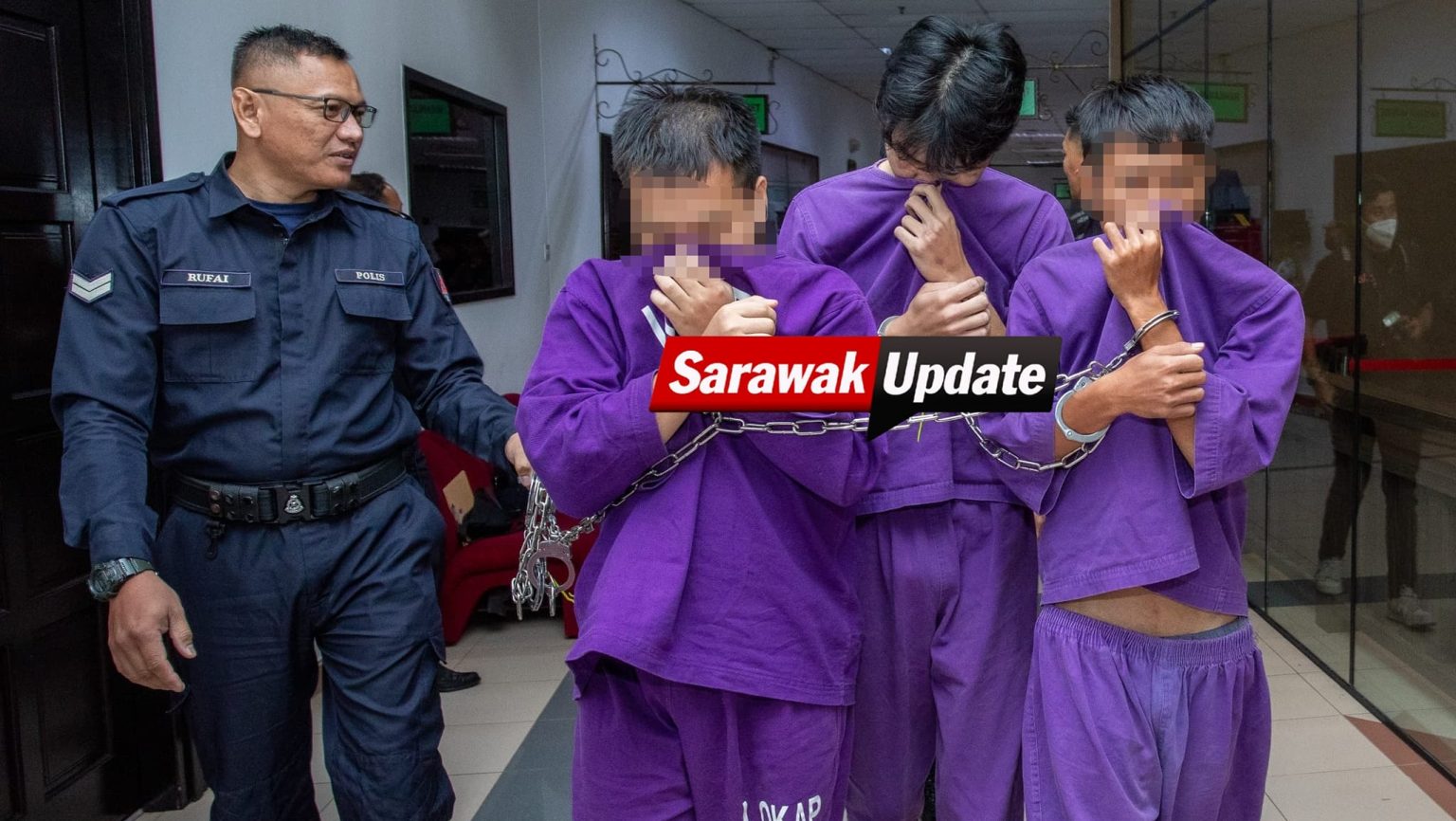 Three Men Remanded in Sungai Tapang Murder Case Investigation