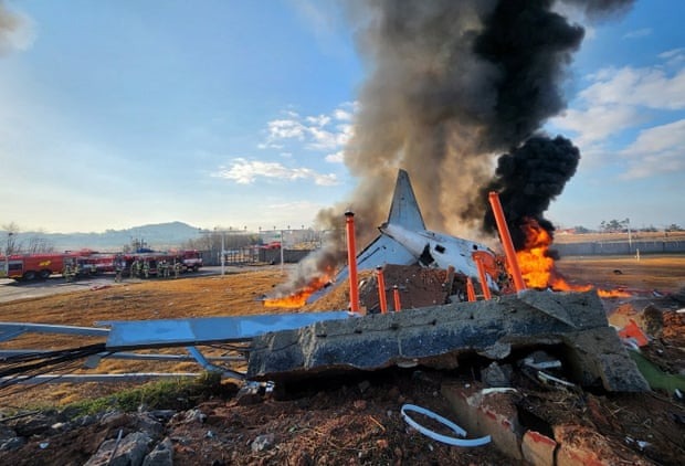 Tragic South Korea plane crash 85 Killed in Muan Airport Tragedy