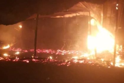 Early Morning Fire Ravages Shop in Kg Penan Muslim, Bintulu