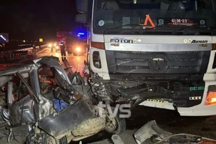 Tragedy on Pan Borneo Highway Two Killed in Car-Lorry Collision