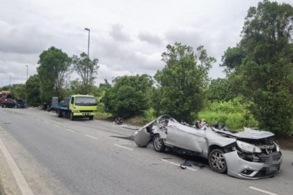 Tragic Crash on Jalan Teo Kui Seng 4 Dead, 5 Injured in Kuching