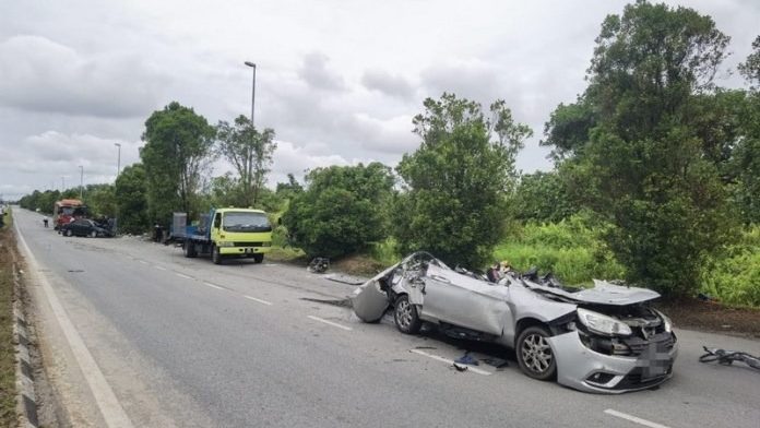 Tragic Crash on Jalan Teo Kui Seng 4 Dead, 5 Injured in Kuching