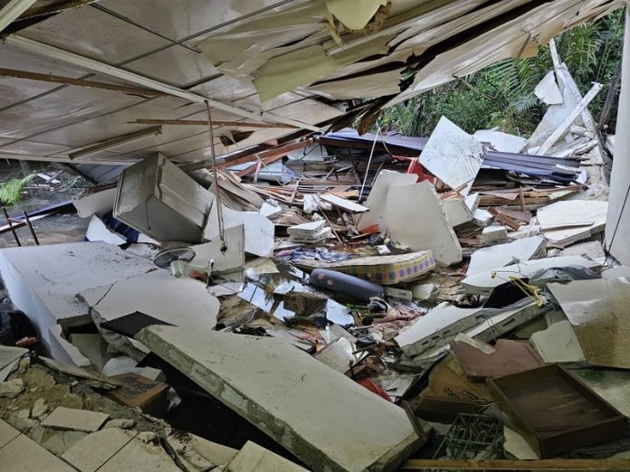 Tragic House Collapse in Kuching Claims Life, Police Seek Public's Help