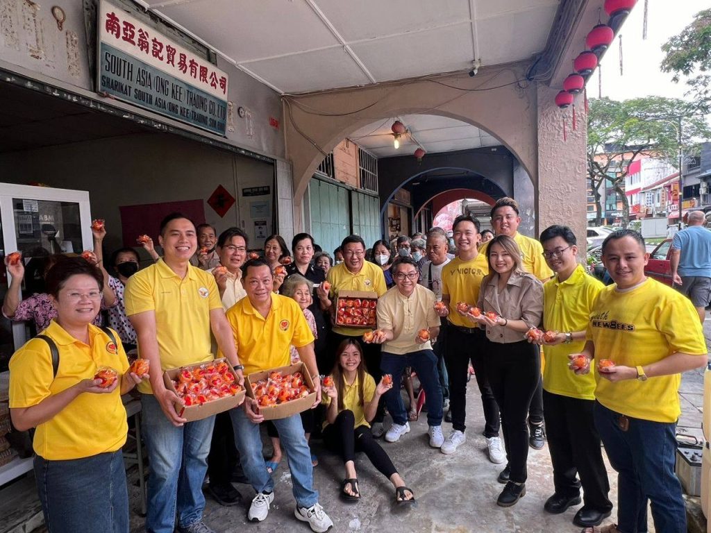 Vegetarian Lunch & Mandarin Giveaway By Team Dynamic Kuching