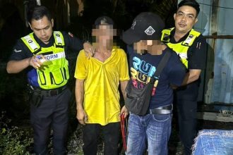 Sibu Police Foil Cable Theft Attempt, Arrest Two Suspects at Factory